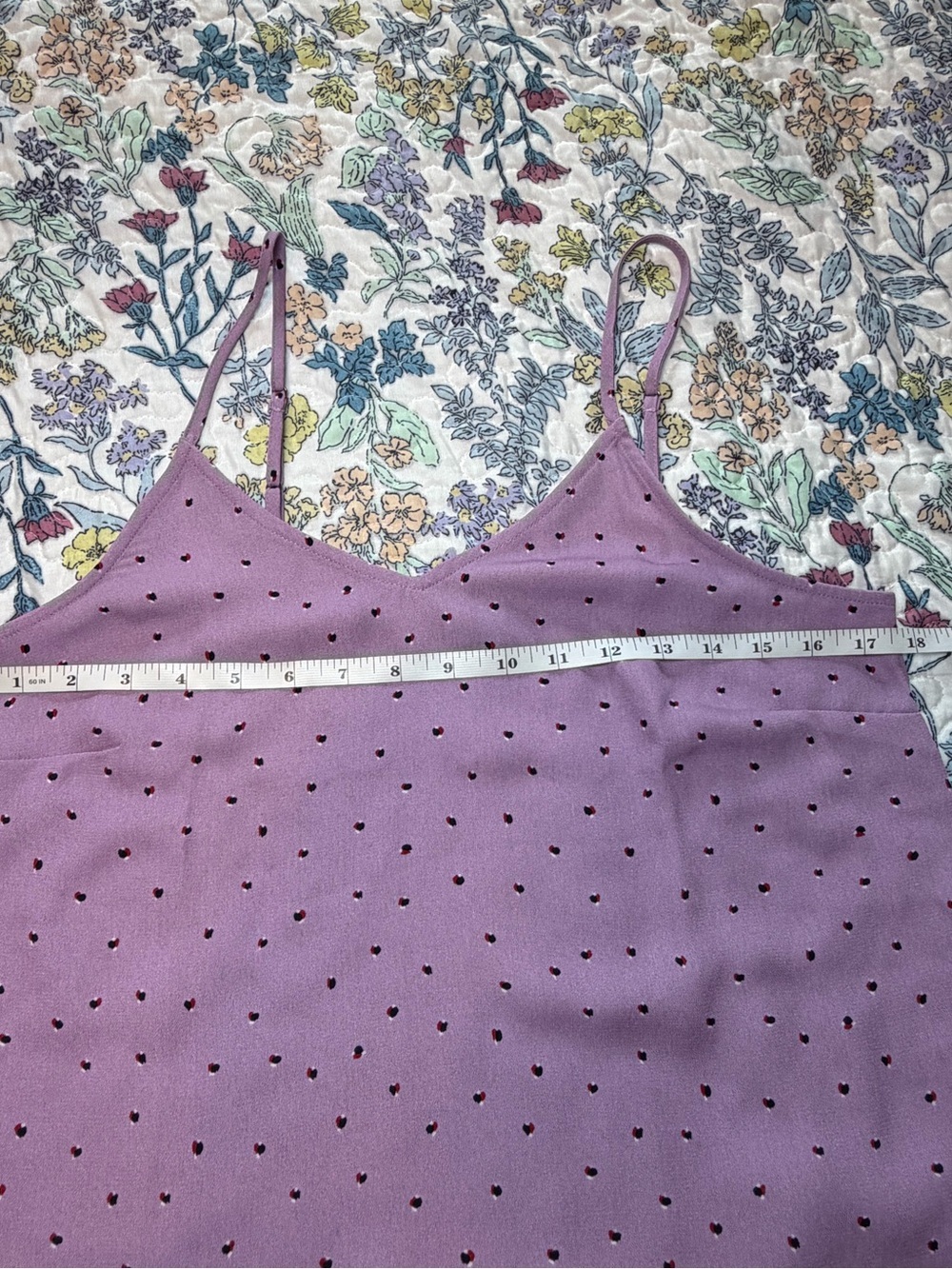 Halogen Women’s size small lavender purple camisole tank top adjustable strap - Picture 9 of 9